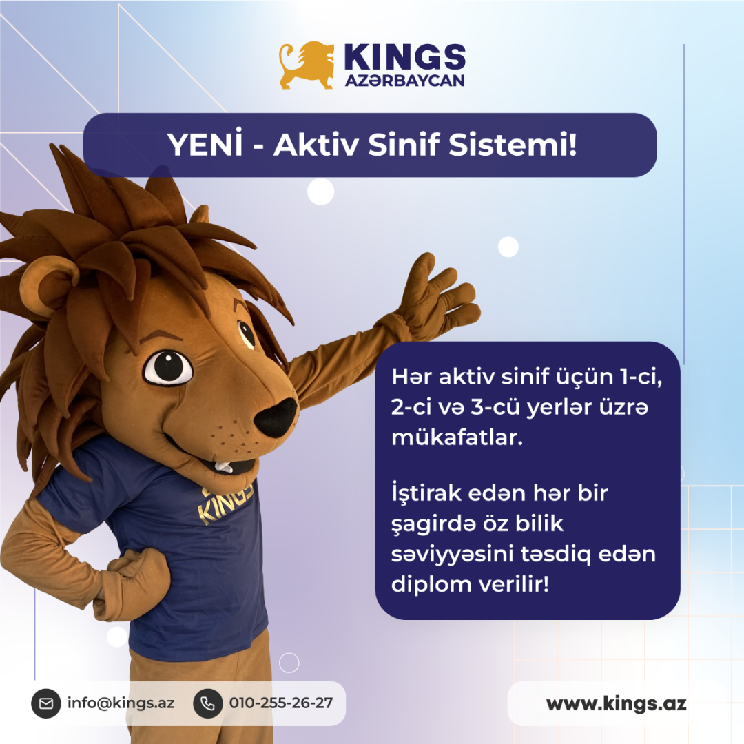 AKTIV SINIF SISTEMI YENILIKLƏRİ